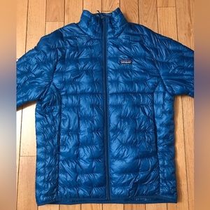 Men’s Glossy Blue Patagonia Down Sweater